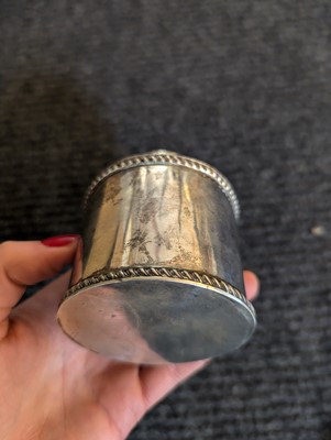 Lot 94 - Two silver tea caddies