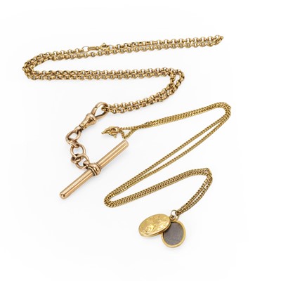 Lot 315 - A small group of gold jewellery