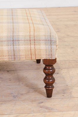 Lot 62 - An upholstered footstool by George Smith