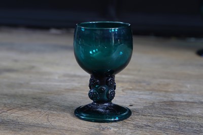 Lot 171 - A group of six green glasses
