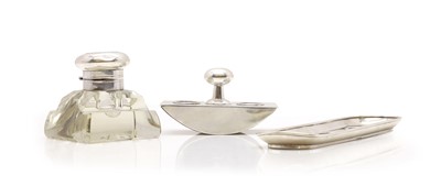 Lot 10 - A group of three Maltese silver desk items