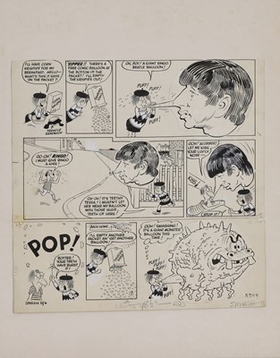 Lot 136 - Original comic artwork