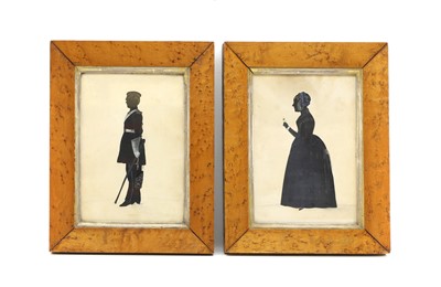 Lot 493A - A pair of four Victorian silhouettes