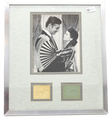 Lot 409 - Clark Gable & Vivien Leigh