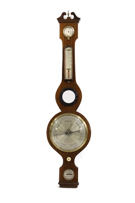 Lot 713 - A rosewood banjo barometer