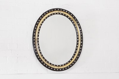Lot 459 - A George III-style oval mirror