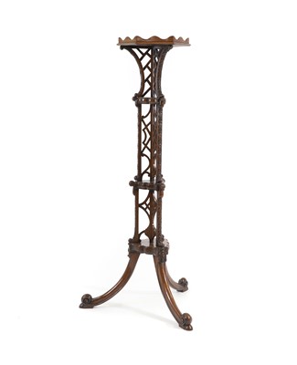 Lot 705 - A mahogany jardiniere stand