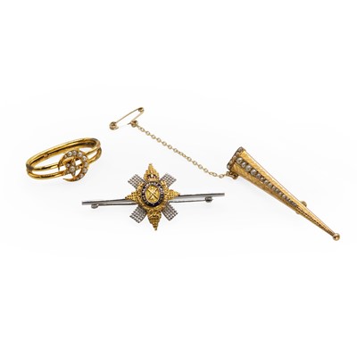 Lot 304 - A small group of antique and later jewellery