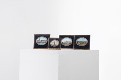 Lot 158 - A set of four Company School miniature paintings on ivory