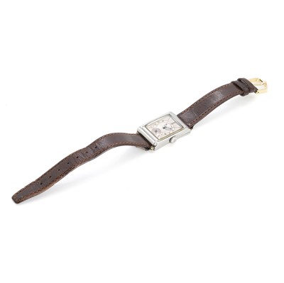Lot 339 - A gentlemen's stainless steel Rolex mechanical strap watch, c.1930