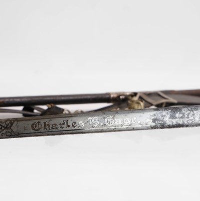 Lot 18 - A Knights Templar Masonic sword