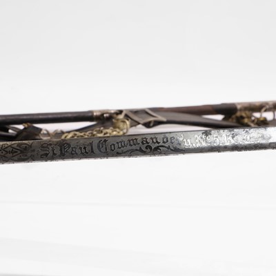 Lot 18 - A Knights Templar Masonic sword