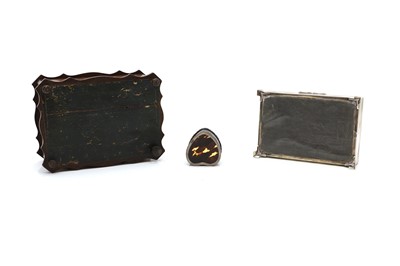 Lot 45 - A silver cigarette box