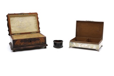 Lot 45 - A silver cigarette box