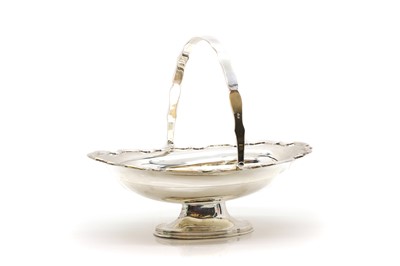Lot 3 - A silver bread basket
