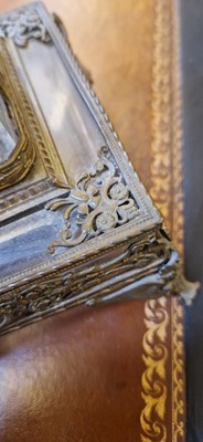 Lot 72 - A gilt-metal and glass table lamp in the Empire style