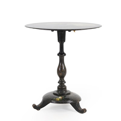 Lot 457 - A mid Victorian painted slate pedestal table