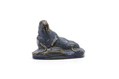 Lot 116 - A Royal Doulton glazed stoneware walrus