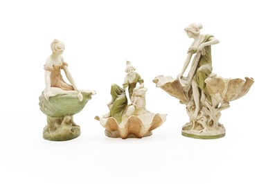 Lot 165 - A group of three Royal Dux pottery figures