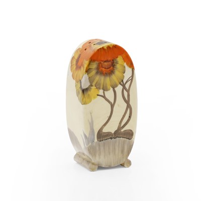 Lot 98 - A Clarice Cliff 'Rhodanthe' caster