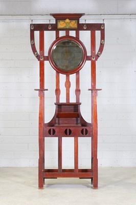 Lot 724 - A Liberty & Co. mahogany hallstand