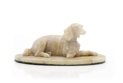Lot 483 - An alabaster figure