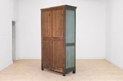 Lot 82 - A provincial painted pine cupboard