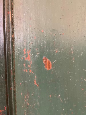 Lot 82 - A provincial painted pine cupboard