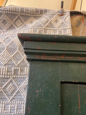 Lot 82 - A provincial painted pine cupboard