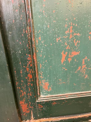 Lot 82 - A provincial painted pine cupboard