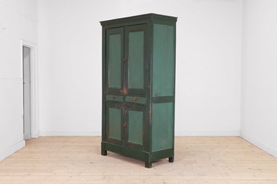 Lot 82 - A provincial painted pine cupboard