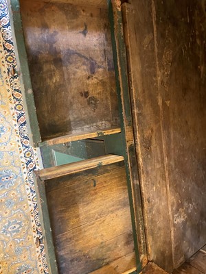 Lot 82 - A provincial painted pine cupboard