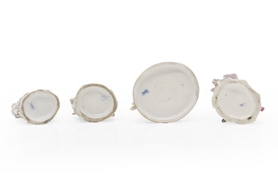 Lot 81 - A pair of porcelain dancers