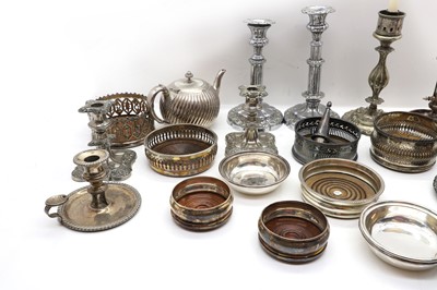 Lot 30 - A collection of silver-plated wares