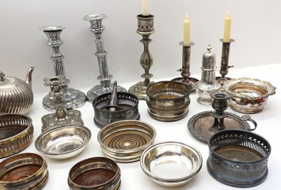 Lot 30 - A collection of silver-plated wares