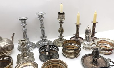 Lot 30 - A collection of silver-plated wares
