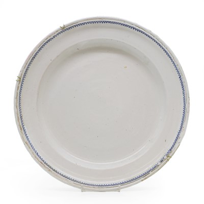 Lot 332 - A glazed faience bowl