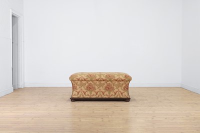 Lot 67 - An upholstered ottoman