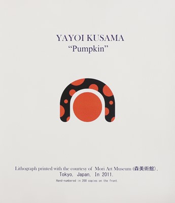 Lot 271 - Yayoi Kusama (Japanese, b.1929)