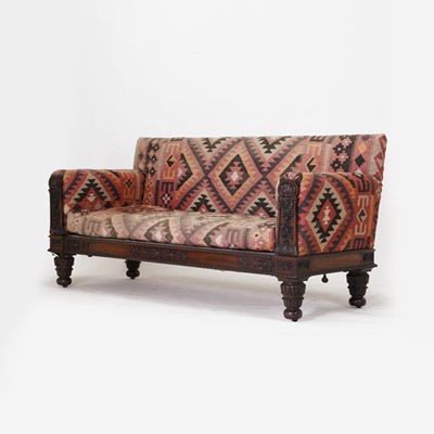 Lot 250 - A William IV mahogany-framed sofa