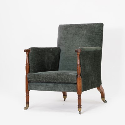 Lot 264 - A Regency mahogany library chair