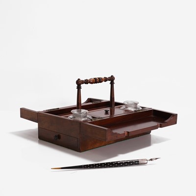 Lot 281 - A late Regency mahogany portable desk stand