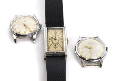 Lot 363 - A Tudor mechanical watch head and two mechanical watches