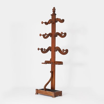 Lot 18 - An early Victorian mahogany coat stand