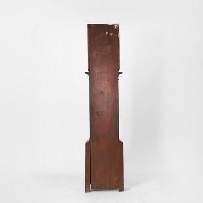 Lot 38 - An oak longcase clock