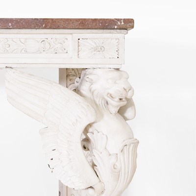 Lot 141 - A painted console table