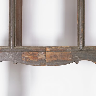 Lot 44 - A painted pine shop display shelf