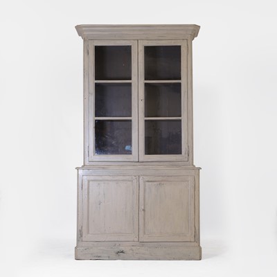 Lot 83 - A painted housekeeper's cupboard