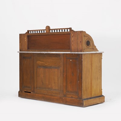 Lot 56 - A Victorian Aesthetic ash and ebony washstand