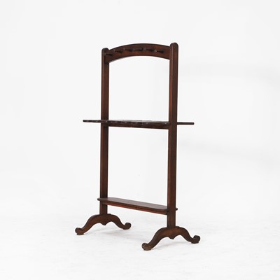 Lot 16 - A Victorian mahogany boot stand